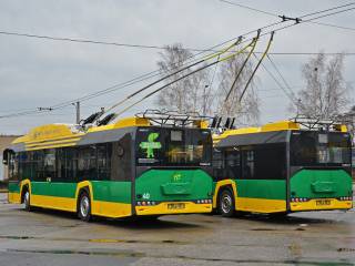 Nowe trolejbusy we flocie Tyskich Linii Trolejbusowych Autor: Nowe trolejbusy we flocie Tyskich Linii Trolejbusowych
