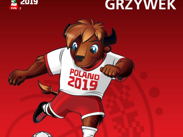 Grzywek oficjalną maskotką Mistrzostw Świata FIFA U-20 Polska 2019