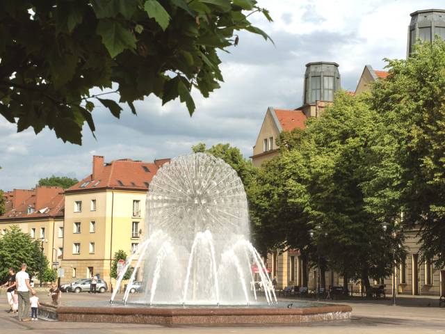 Widok na Plac Baczyńskiego