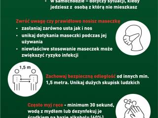 Ulotka informacyjna przygotowana przez Wojewódzką Stację Sanitarno-Epidemiologiczną w Katowicach