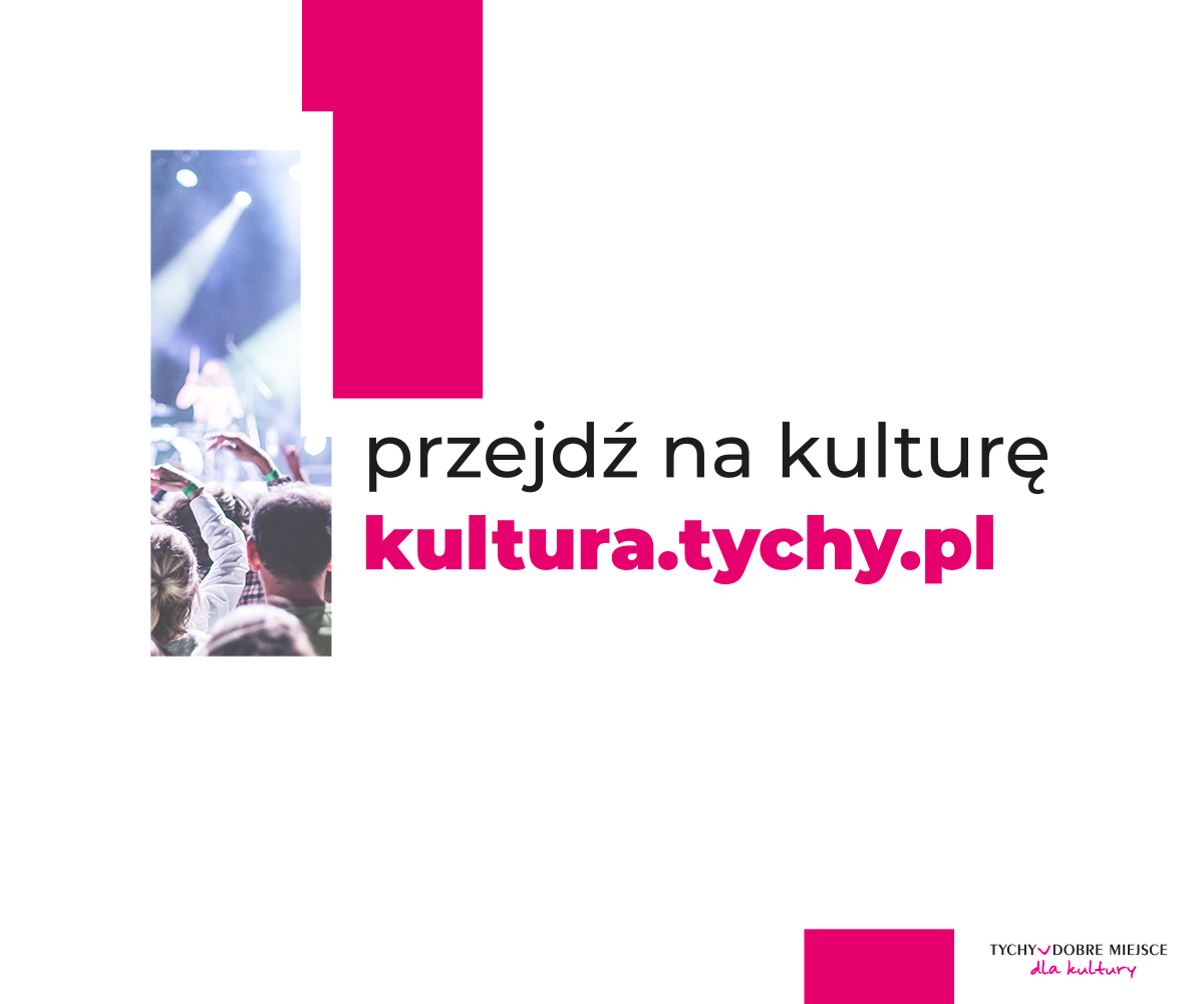 grafika promująca nową odsłonę strony kultura.tychy.pl