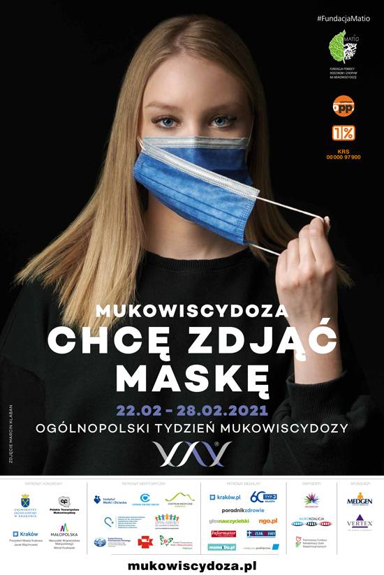 Plakat akcji "Chcę zdjąć maskę"