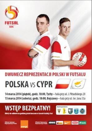 Dwumecz Reprezentacji Polski w Futsalu Polska-Cypr