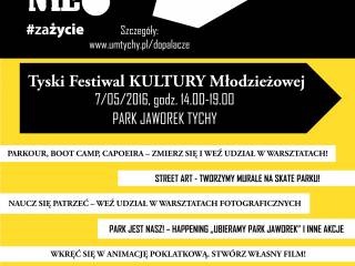 Tyski Festiwal Kultury Młodzieżowej - plakat