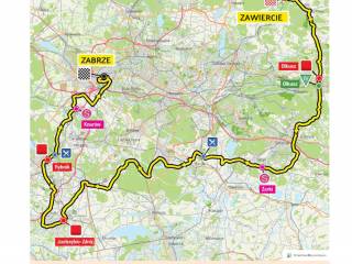 74. Tour de Pologne - mapa