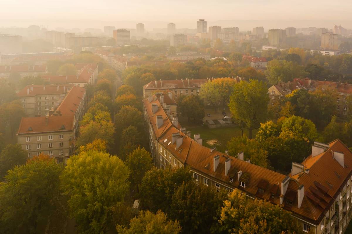 Tyskie osiedle - panorama z góry Autor: Radosław Kaźmierczak