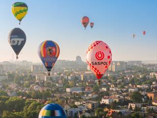 Poranny lot konkursowy II Zawodów balonowych "In the Silesian Sky" 26.06.2022 Autor: Radosław Kaźmierczak