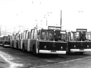 Tyski trolejbus - 1982 rok Autor: Archiwum TLT Tychy