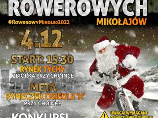 Plakat 21. Parady Rowerowych Mikołajów
