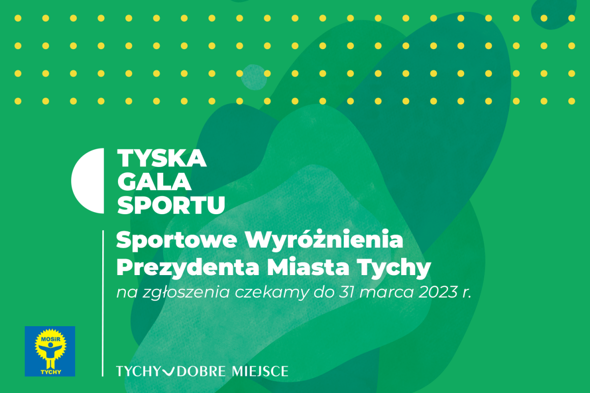 Tyska Gala Sportu - grafika promująca wydarzenie