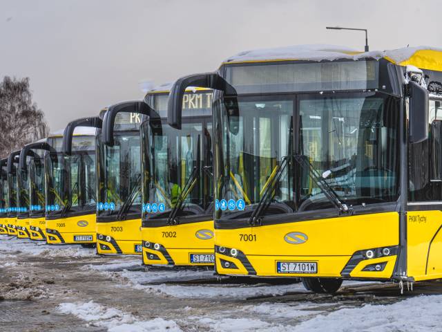 Nowe autobusy w tyskiej zajezdni