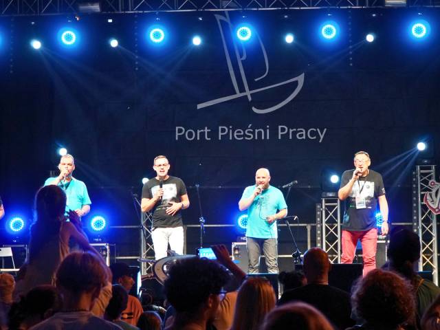 Koncert festiwalu Port Pieśni Pracy