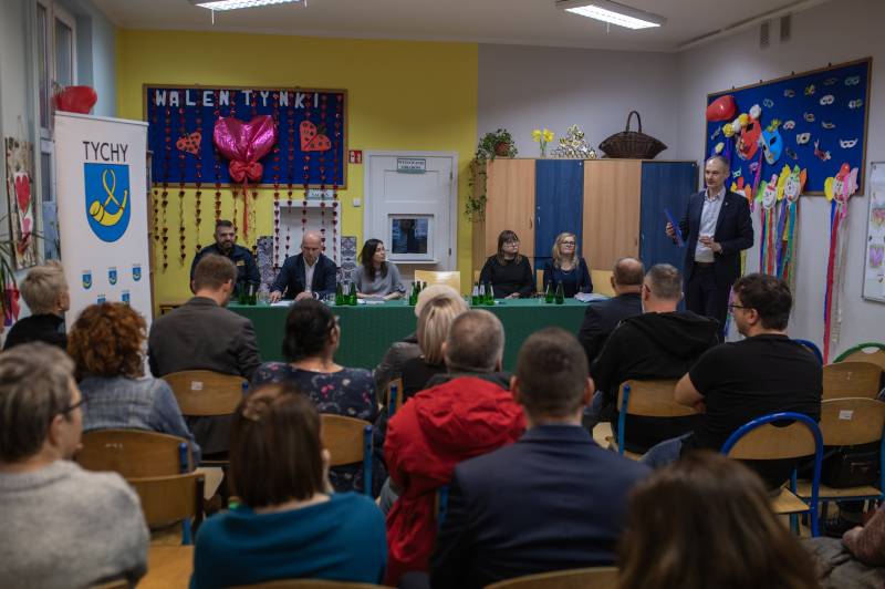 Spotkanie prezydenta z mieszkańcami i Radą Osiedla A