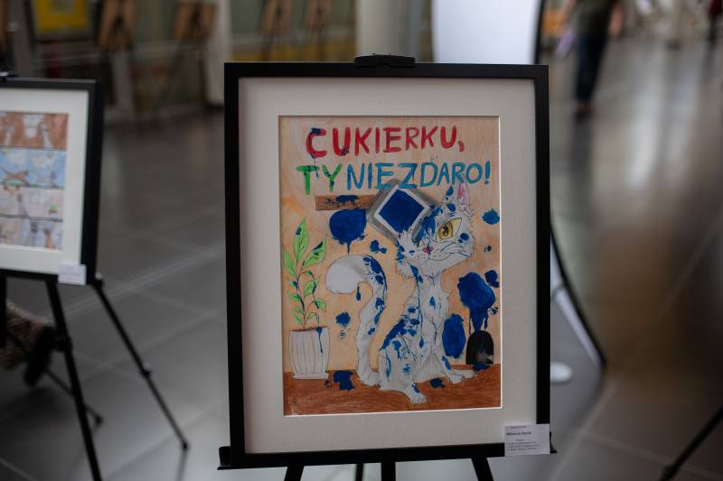 Kot Cukierek zaprasza do konkursu