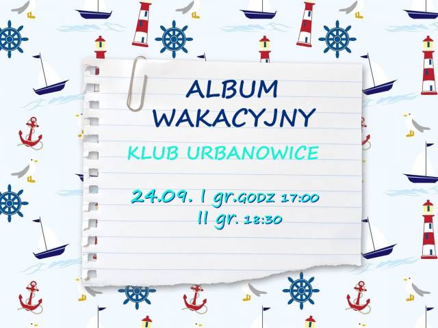 Album wakacyjnych wspomnień