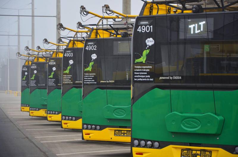 Prezentacja nowych trolejbusów TLT
