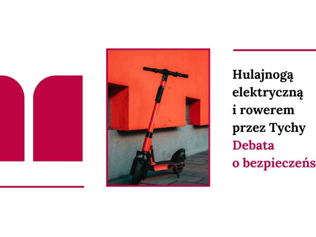 Hulajnogą elektryczną i rowerem przez Tychy