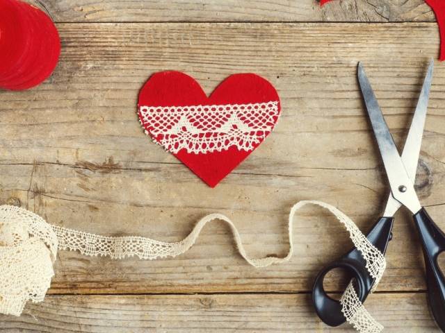 Biało-czerwony handmade