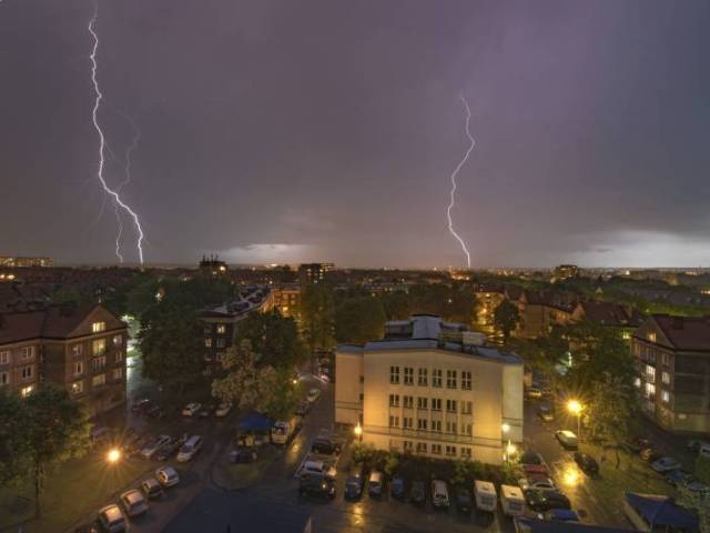 Ostrzeżenie meteorologiczne - burze