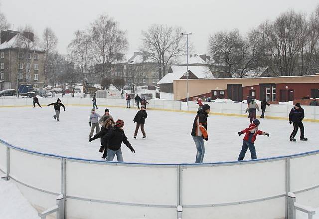 Seasonal ice rink - Paprocany